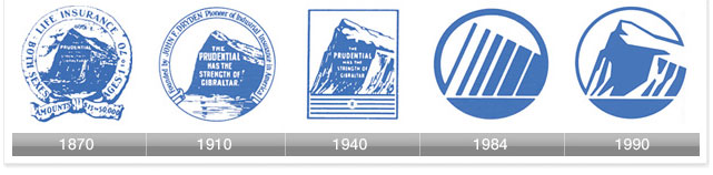 Prudential insurance logo revisions
