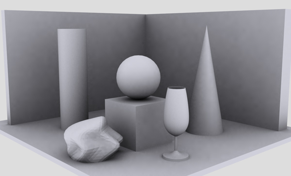 rendering objects in 3D modeling