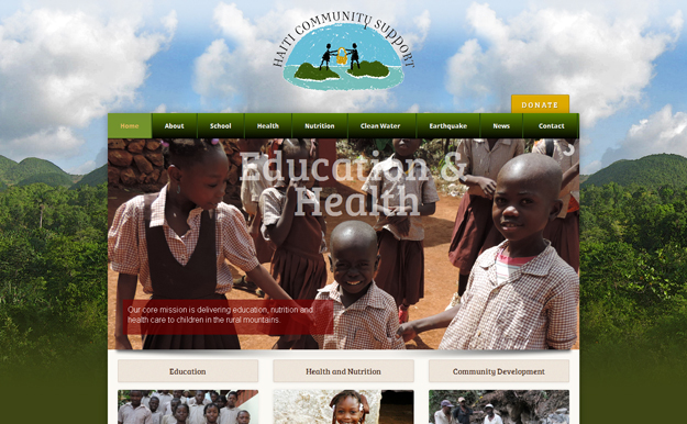 Haiti Community Support website