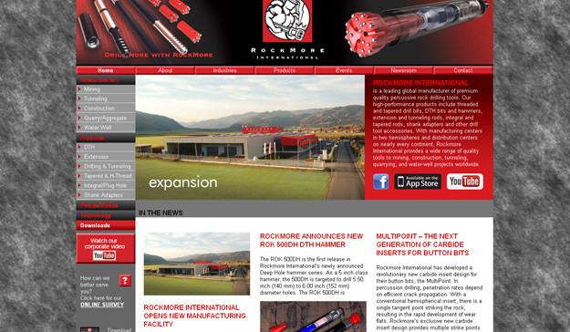 Rockmore International website