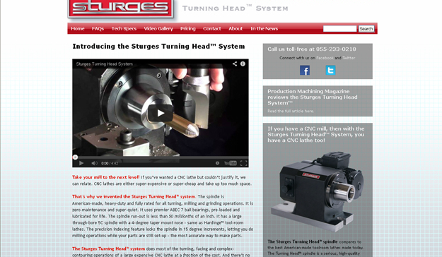 Sturges DesignWorks website