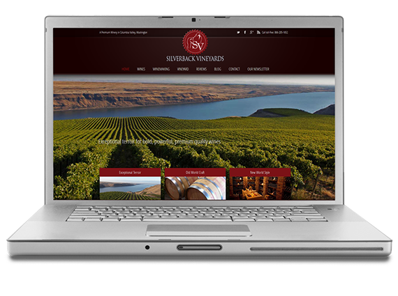 Silverback Vineyards website