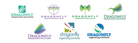 Dragonfly logo alternate designs