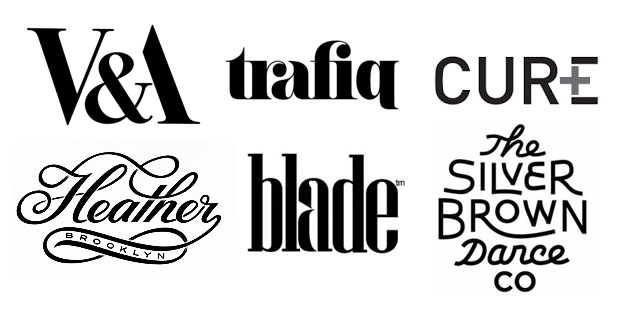 logo design, all type logos